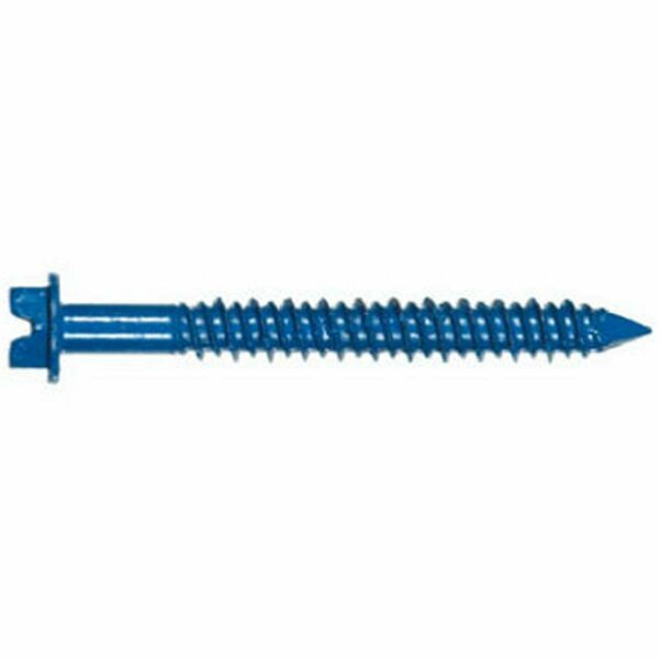 Totalturf 375295 100 Pack- 0.25 x 2.25 in. Hex Washer Head Tapper Concrete Screw Anchor TO3256956